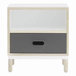 Table de chevet blanche et grise Bedside Grey - Normann Copenhagen