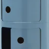 Table de chevet bleu clair azzuro 2 tiroirs Componibili - Kartell