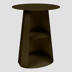 Table de chevet en acier bronze 39 cm Ankara - Matière Grise