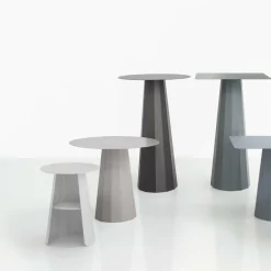 Table de chevet en acier olive 39 cm Ankara - Matière Grise