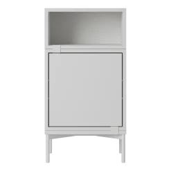 Table de chevet en bois mdf gris 44x83cm Stacked Configuration 2 - Muuto