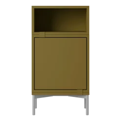 Table de chevet en bois mdf marron vert 44x83cm Stacked Configuration 2 - Muuto
