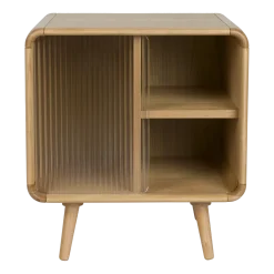 Table de chevet en bois naturel 40x50x55cm Rise - Zuiver