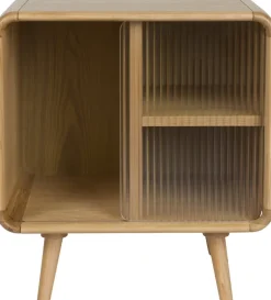 Table de chevet en bois naturel 40x50x55cm Rise - Zuiver