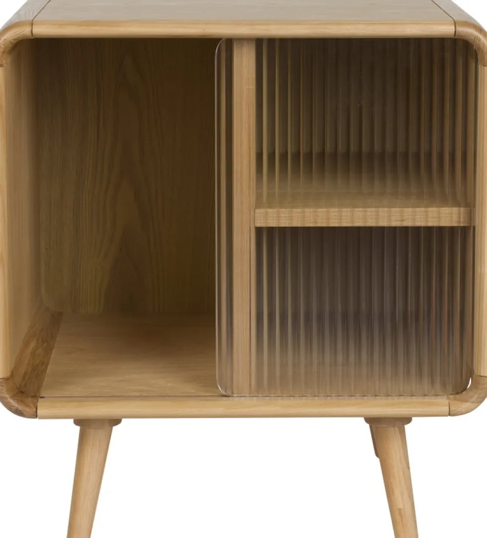Table de chevet en bois naturel 40x50x55cm Rise - Zuiver