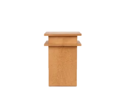 Table de chevet en bouleau brun chaud 37 x 37 x 54 cm Ratio - Frama