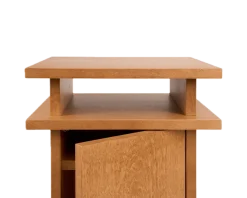 Table de chevet en bouleau brun chaud 37 x 37 x 54 cm Ratio - Frama