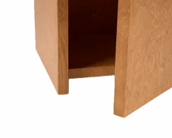 Table de chevet en bouleau brun chaud 37 x 37 x 54 cm Ratio - Frama