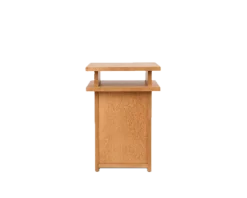 Table de chevet en bouleau brun chaud 37 x 37 x 54 cm Ratio - Frama