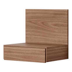 Table de chevet en noyer 42x32cm Tana - New Works