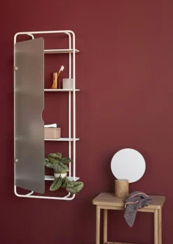 Table de console en chêne naturel avec étagère à barreaux - Hübsch
