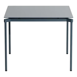 Table de jardin carrée gris bleu 70x70cm Fromme - Petite friture