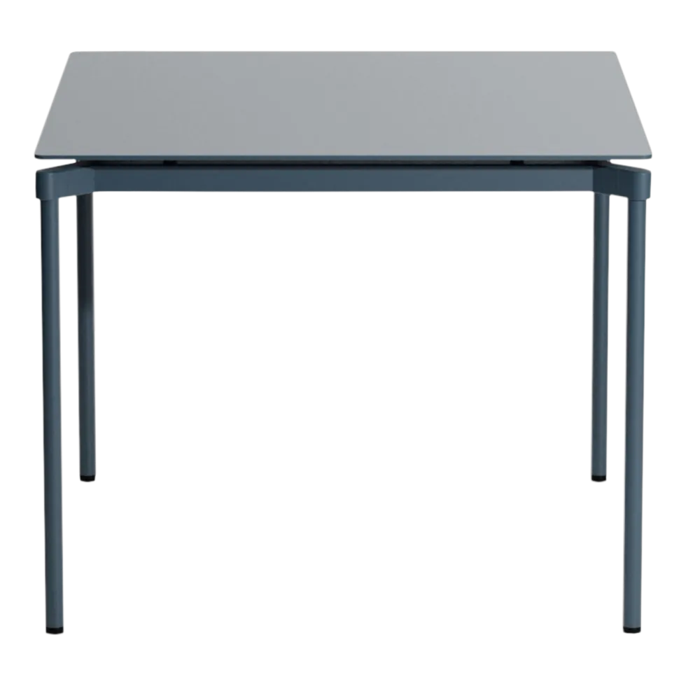 Table de jardin carrée gris bleu 70x70cm Fromme - Petite friture