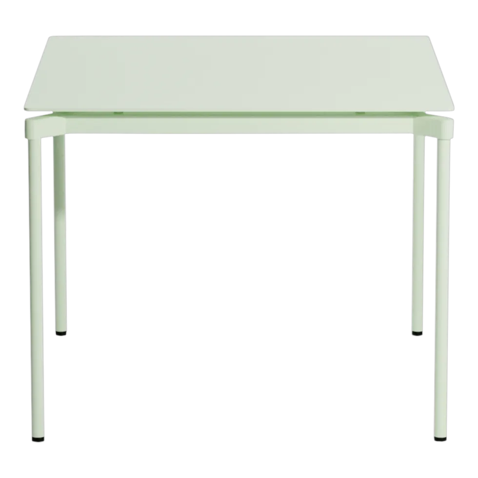 Table de jardin carrée vert pastel 70x70cm Fromme - Petite friture