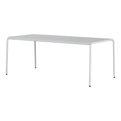 Table de jardin en acier thermolaqué gris grapahite 8 places 190x90cm Panorama - TIPTOE
