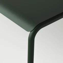 Table de jardin en acier thermolaqué vert forêt 8 places 190x90cm Panorama - TIPTOE