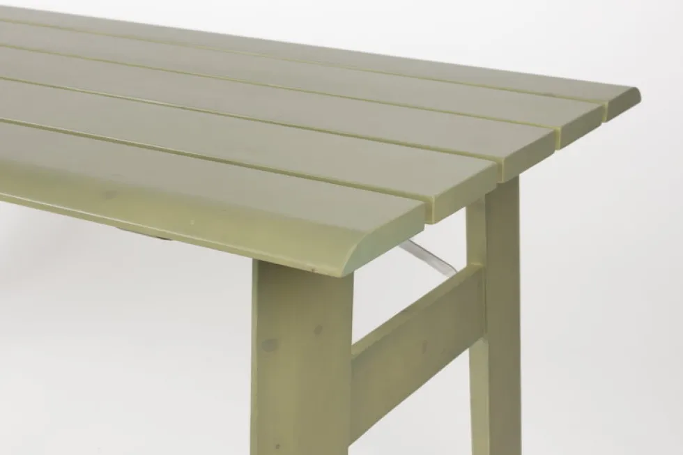 Table de jardin en pin desert sage 180x79x75cm Avenue - Zuiver