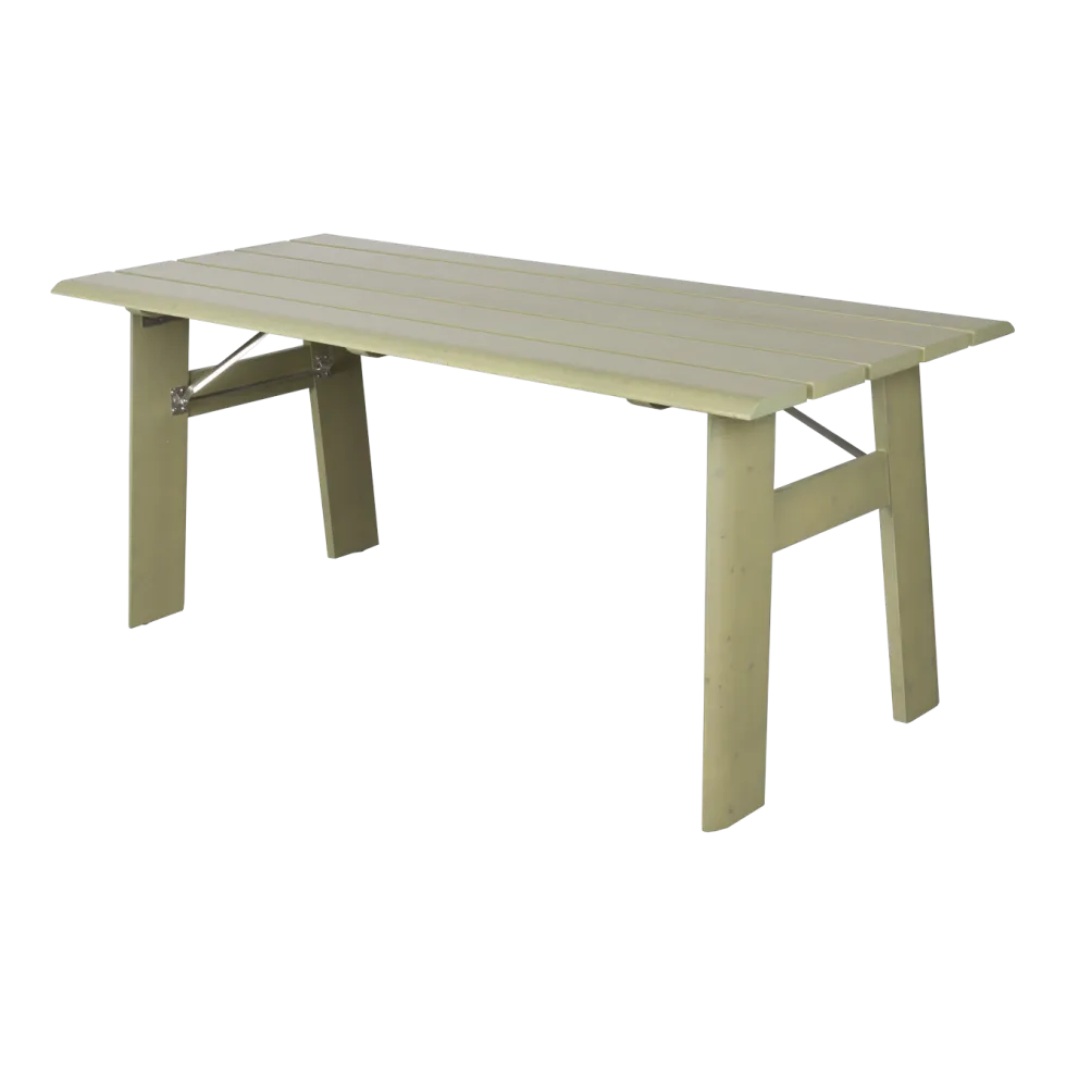 Table de jardin en pin desert sage 180x79x75cm Avenue - Zuiver