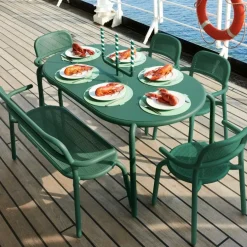 Table de jardin 6 personnes anthracite Toni Tavolo - Fatboy