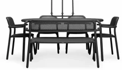 Table de jardin 6 personnes anthracite Toni Tavolo - Fatboy