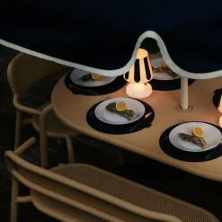 Table de jardin 6 personnes anthracite Toni Tavolo - Fatboy