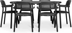 Table de jardin 6 personnes anthracite Toni Tavolo - Fatboy