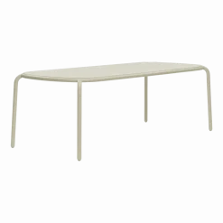 Table de jardin rectangulaire beige Toni Tablo - Fatboy
