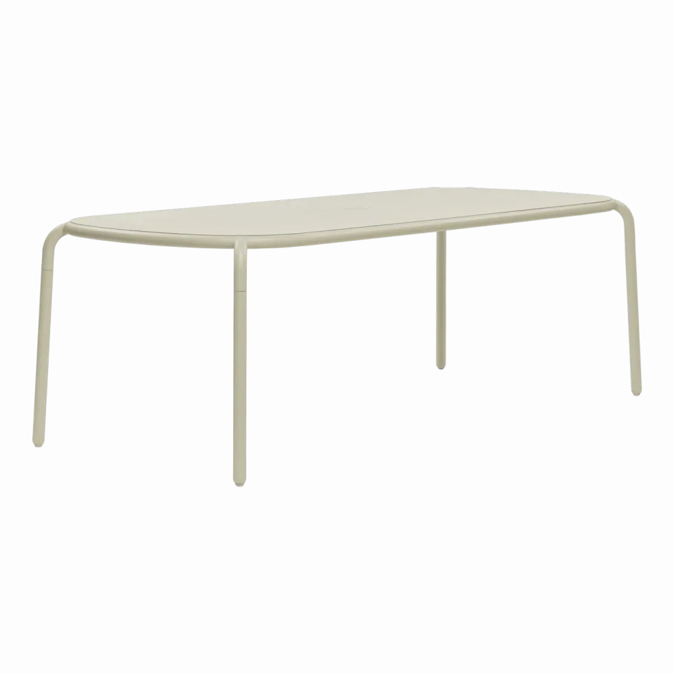 Table de jardin rectangulaire beige Toni Tablo - Fatboy