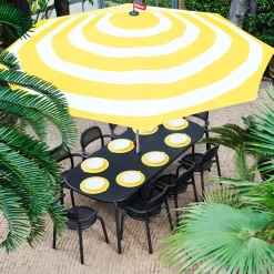 Table de jardin rectangulaire beige Toni Tablo - Fatboy