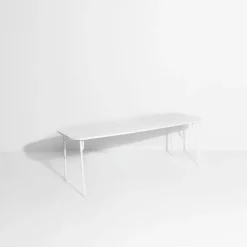 Table de jardin rectangulaire blanche 220 cm Week-End - Petite Friture