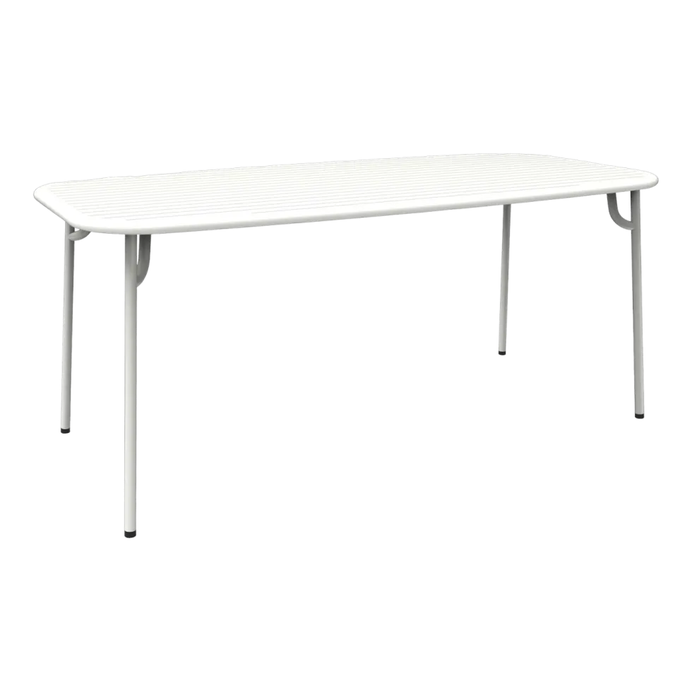 Table de jardin rectangulaire blanche 220 cm Week-End - Petite Friture