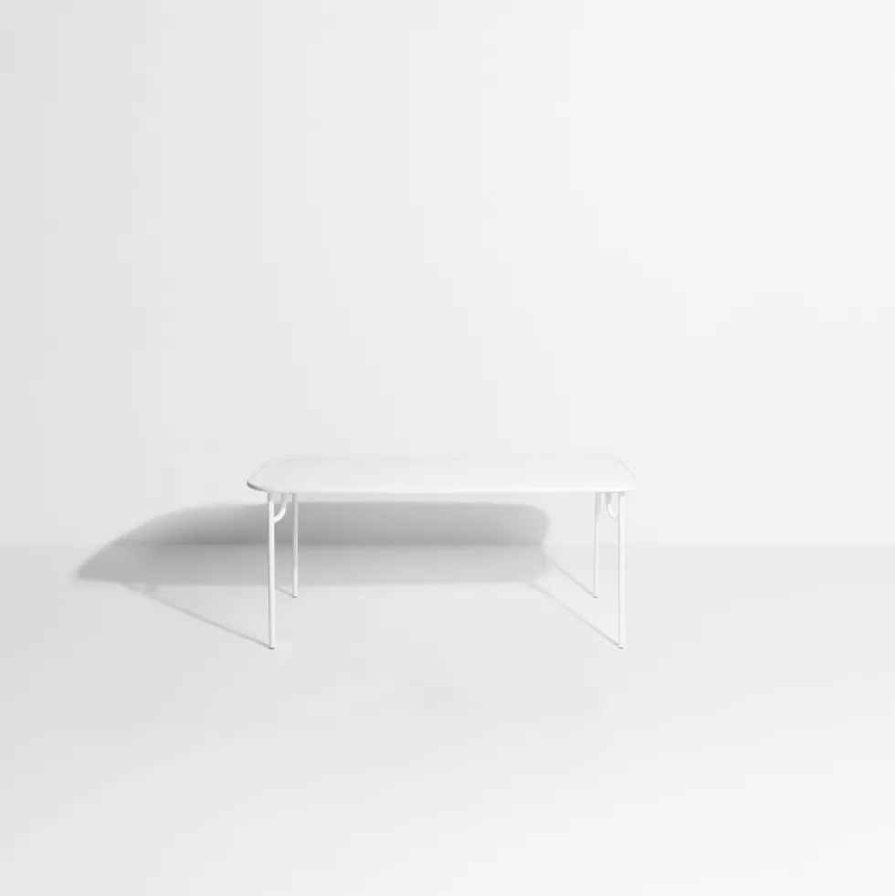 Table de jardin rectangulaire blanche 180 cm Week-End - Petite Friture