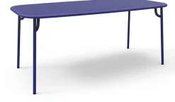Table de jardin rectangulaire bleue 180 cm Week-End - Petite Friture