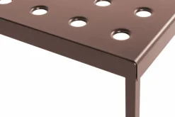 Table de jardin rectangulaire en acier anthracite 190 x 87 cm Balcony - HAY