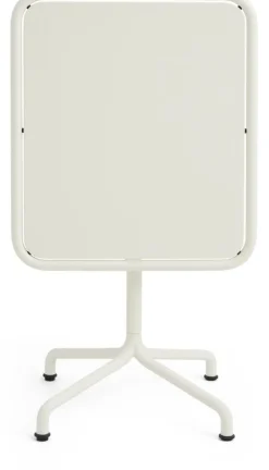 Table de jardin rectangulaire en aluminium laqué blanc cassé 60x70x74cm Deville - HAY
