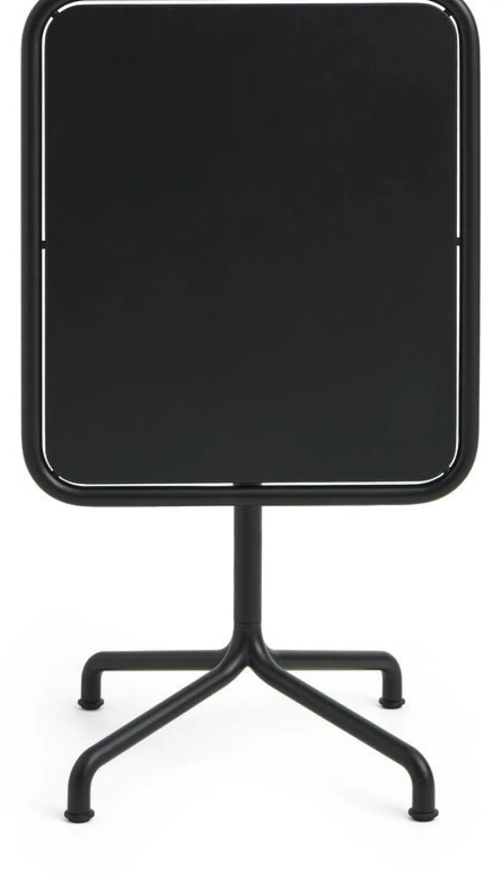 Table de jardin rectangulaire en aluminium laqué gris anthracite 60x70x74cm Deville - HAY