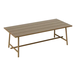 Table de jardin rectangulaire en aluminium mocha 220x100x76cm Fred's - Fatboy