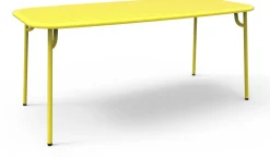 Table de jardin rectangulaire jaune 220 cm Week-End - Petite Friture