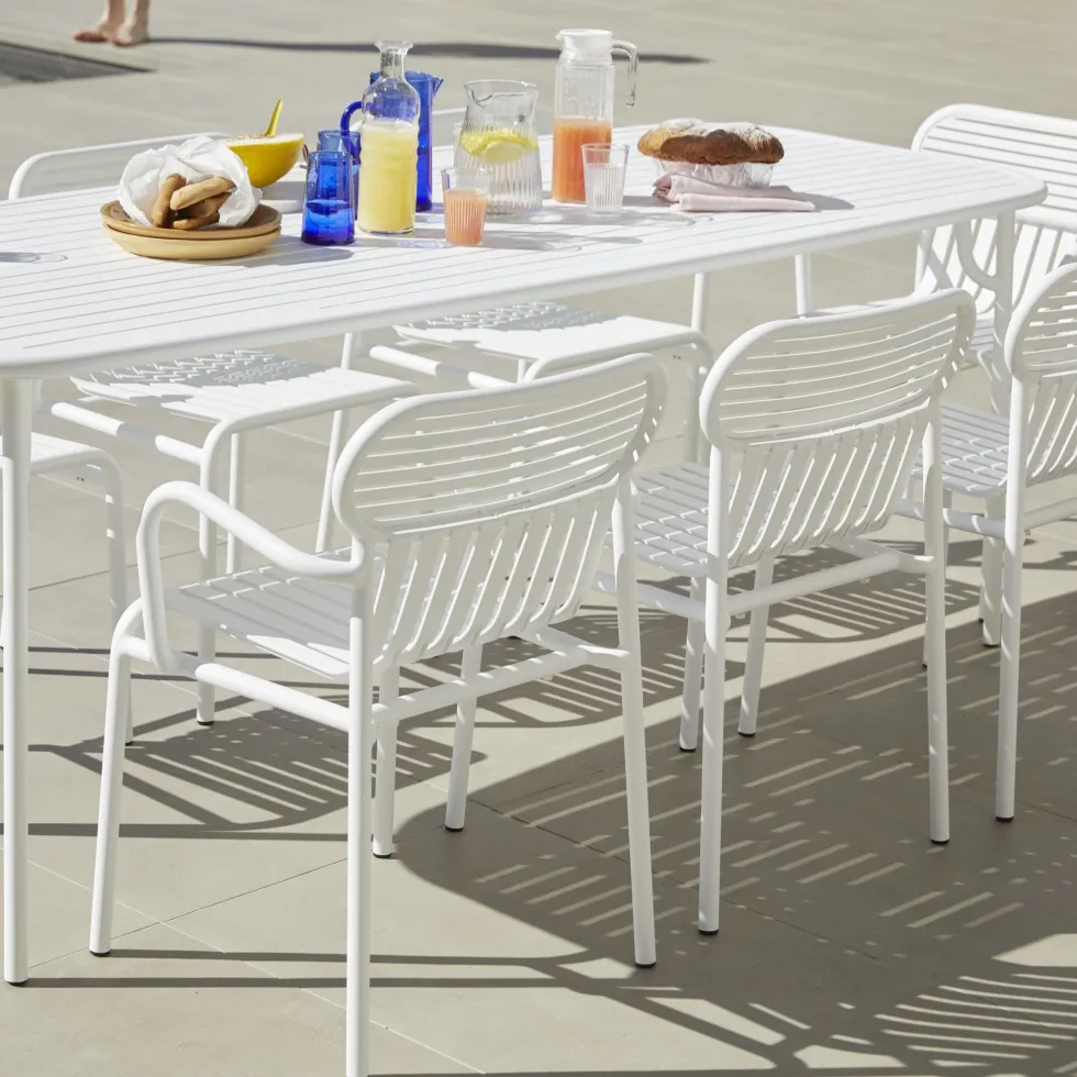 Table de jardin rectangulaire noire 220 cm Week-End - Petite Friture