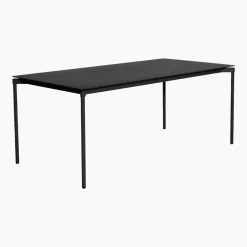 Table de jardin rectangulaire noire Fromme - Petite Friture