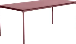 Table de jardin rectangulaire rouge brun Fromme - Petite friture