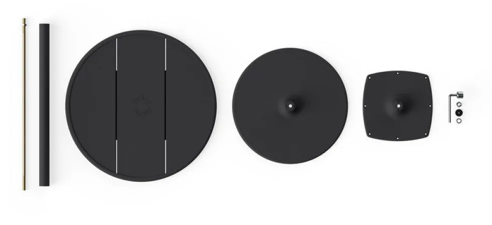 Table de jardin ronde en aluminium anthracite 60x76cm Fred's - Fatboy