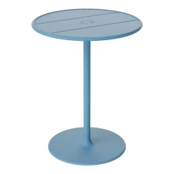 Table de jardin ronde en aluminium bleu 60x76cm Fred's - Fatboy