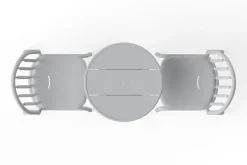 Table de jardin ronde en aluminium gris clair 60x76cm Fred's - Fatboy