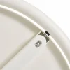 Table de jardin ronde en aluminium laqué blanc cassé 55x74cm Deville - HAY