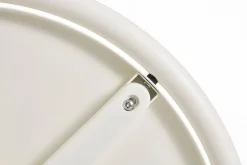 Table de jardin ronde en aluminium laqué blanc cassé 55x74cm Deville - HAY