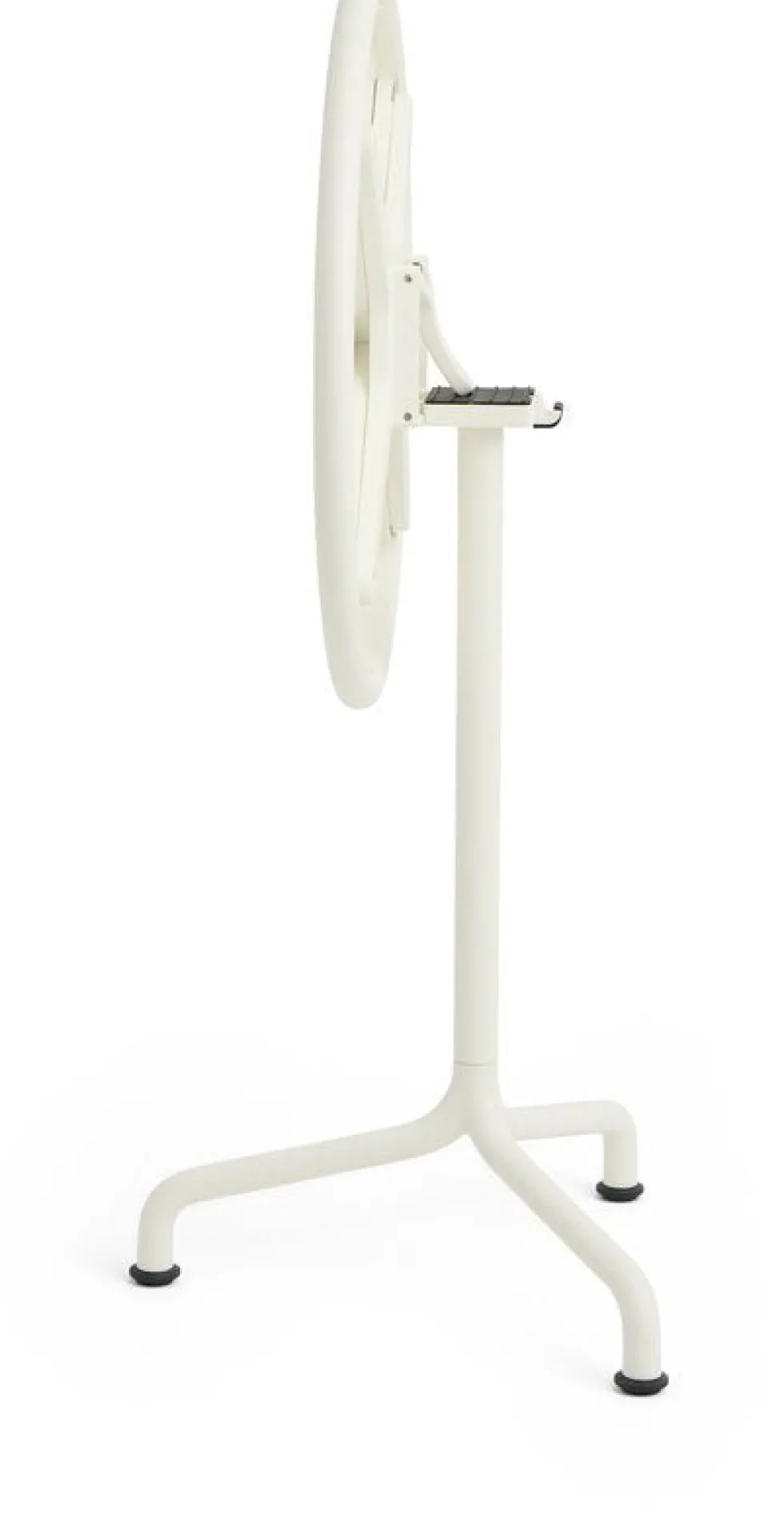 Table de jardin ronde en aluminium laqué blanc cassé 55x74cm Deville - HAY