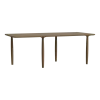 Table à dîner en chêne fumé clair 95 x 200 cm Oku - NORR11