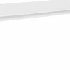 Table ellipse rectangulaire en bouleau et MDF blanc 160 x 102 cm Verona - Hans K