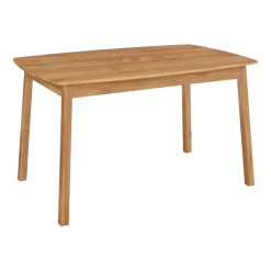 Table ellipse rectangulaire en chêne huilé 137 x 90 cm Verona - Hans K